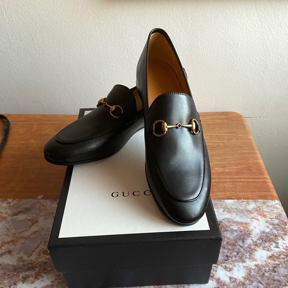 Gucci Shoes - Gucci Jordaan leather loafer for woman